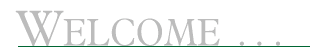 Welcome